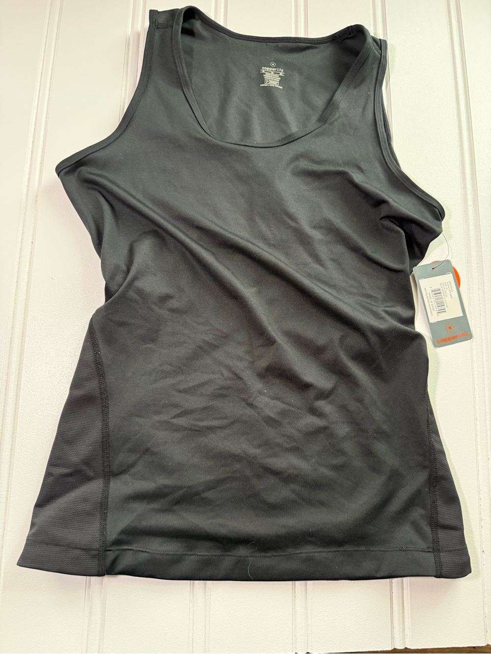 Tommie Copper®  Copper Life Women's Lower Back Support Tank Black XL NEW